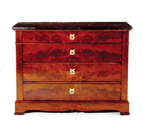 French Empire mahogany and marbletop 1352d8