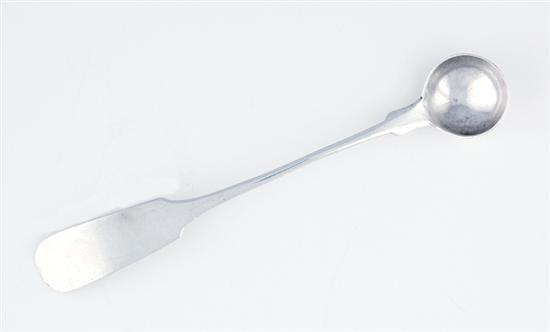 Southern coin silver mustard spoon 135449