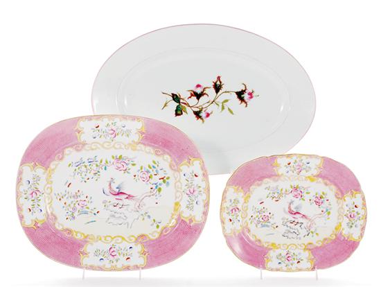 Minton porcelain platters and Limoges 1354ac