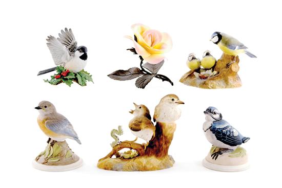 Porcelain birds and flower Boehm 13550e