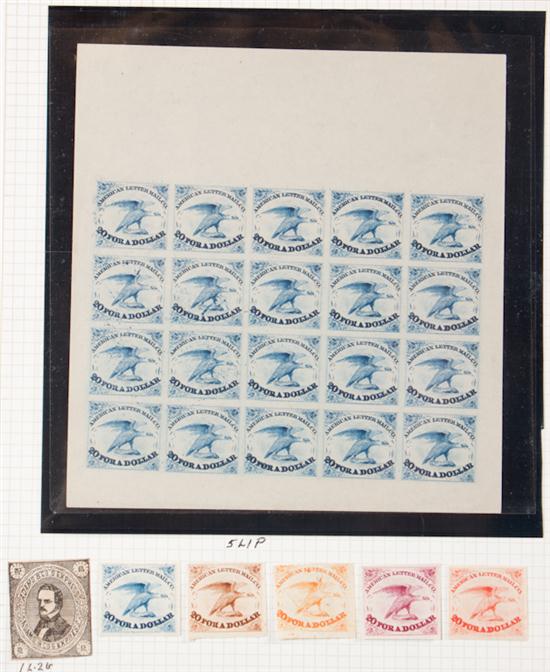 Selection of Local stamps from various private