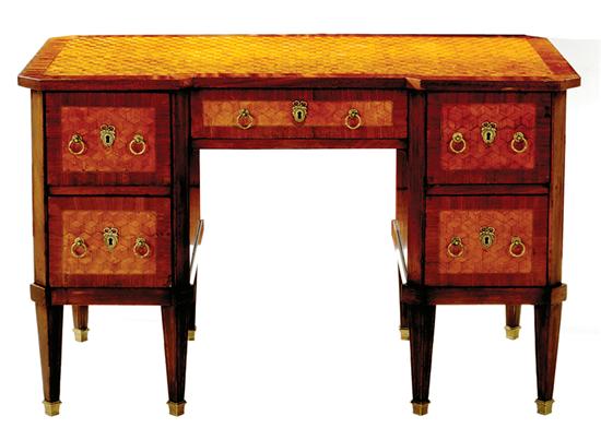 French inlaid mahogany and marquetry 135bfe