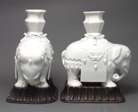 Pair of Chinese Export style blanc 135e88
