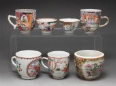 Four Chinese Export porcelain teacups 135ea4