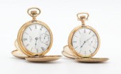 Two Hunters Case Pocket Watches American