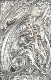 A Silver Relief Plaque of David and