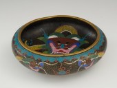 A Japanese Cloisonne Bowl with Fuku