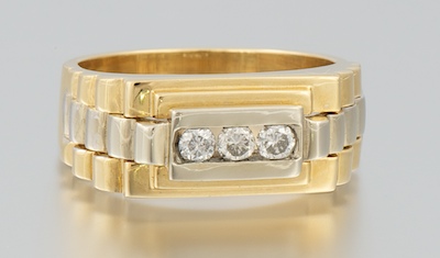 A Gentleman s Rolex Diamond Ring 1340b5