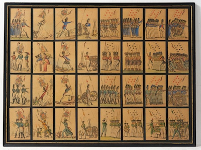 A Framed Collection of French Playing 134247