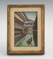 An Italian Micromosaic Plaque Venetian 13425e