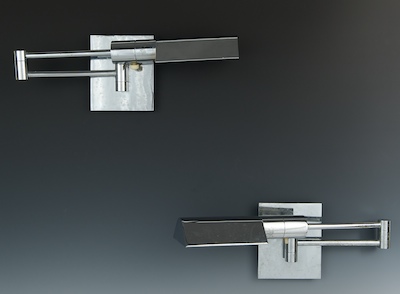 A Pair of Casella Lighting Swing Arm Wall