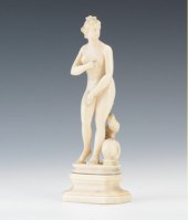 A European Carved Ivory Nude Figural 1343f6