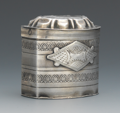 A Silver Dutch Snuff Box Rectangular 134519