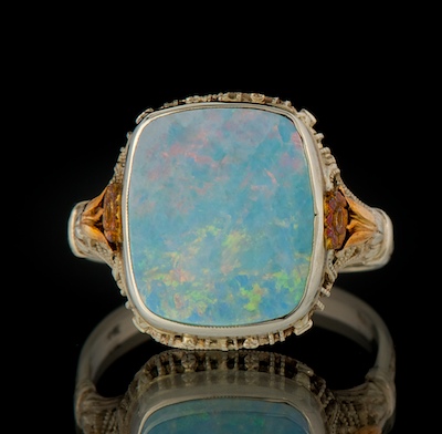An Art Deco White Opal and Gold 134639
