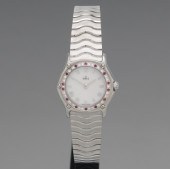 A Ladies Ebel Watch with Diamonds &