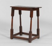 An Antique Oak Joined Stool Table 1346a9