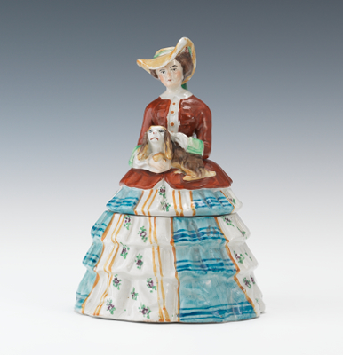 A Staffordshire Type Figural Humidor 1347a8