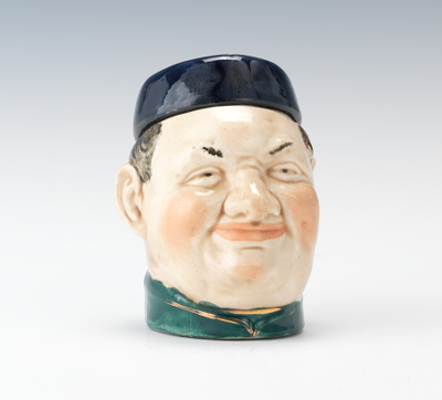 Small Majolica Man s Head with 134812