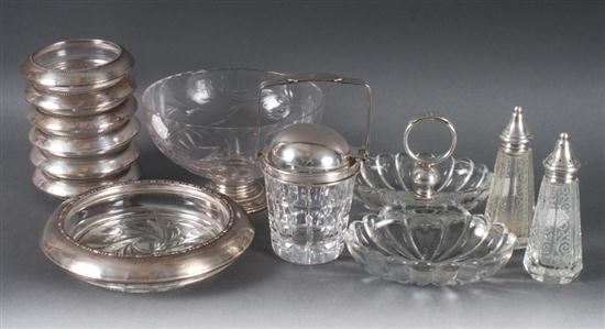 Assortment of sterling silver mounted 137444