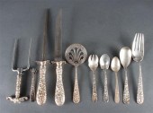 Assorted American repousse sterling 137450