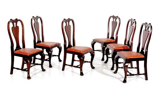 Queen Anne style mahogany set of 137567