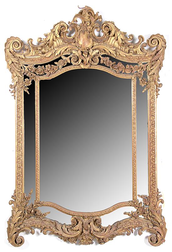 Rococo style giltwood mirror early 137572