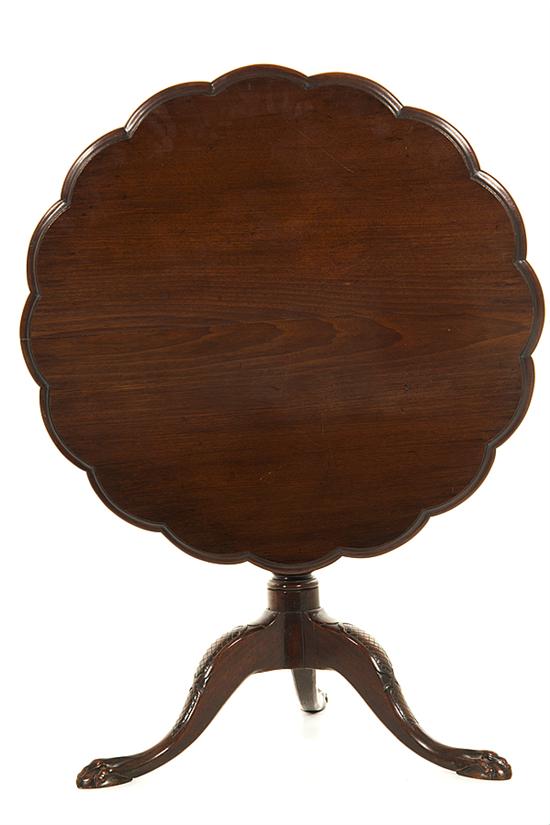 George III Chippendale carved mahogany 1375b2
