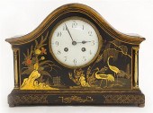 French chinoiserie mantel clock 13762d