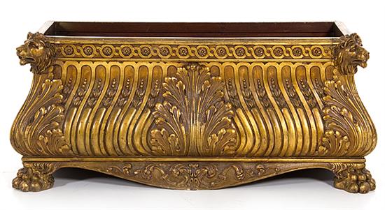 Continental carved giltwood jardiniere 13765d