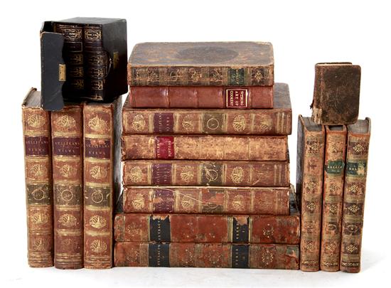 Leatherbound books: History and literature