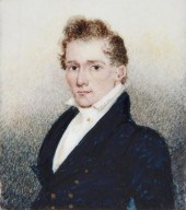 Portrait miniature of Henry Gourdin