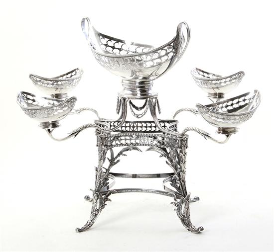 Magnificent George III silver epergne 137ac0