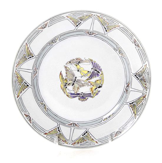 Newcomb College decorated plate 137afb