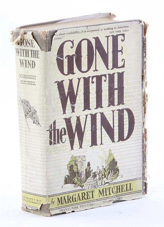 Book signed 1st edition Gone With 137b00