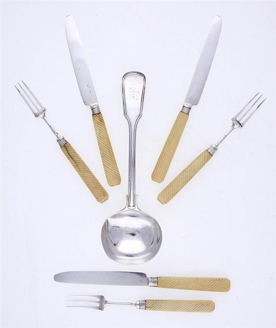 English sterling flatware and serving 137bb0