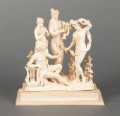 Continental carved ivory figural 137d3b
