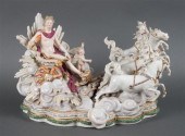 Meissen porcelain figural group: The