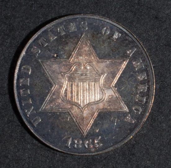 United States silver three cent 1381c6