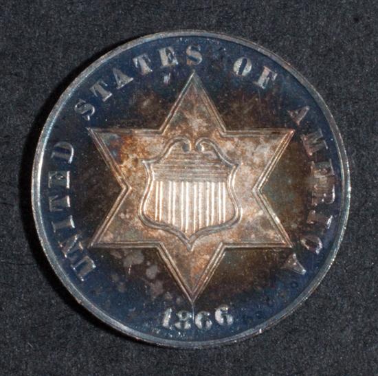 United States silver three cent 1381c7