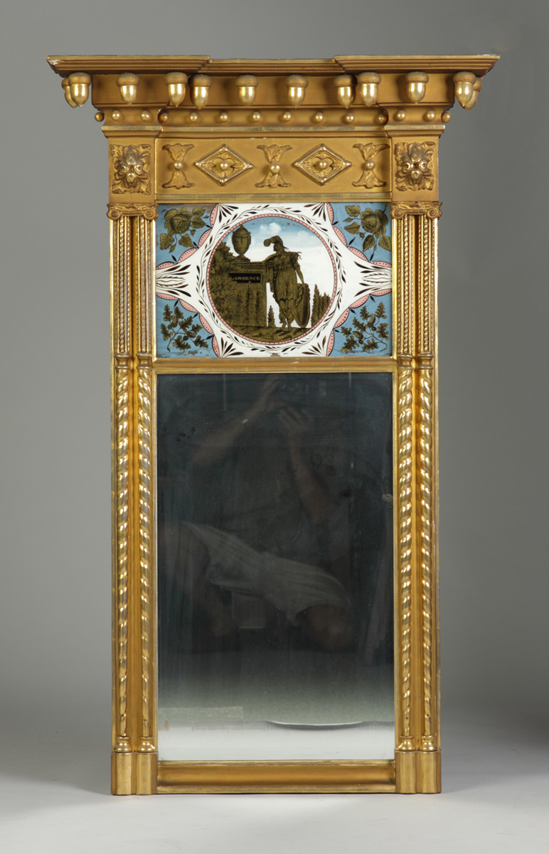 Fine Federal Carved Gilded Mirror w/Period