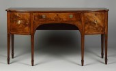 Period George III Bow Front Sideboard 1384ae