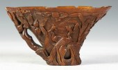 Early Carved Rhinoceros Horn Libation