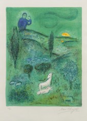 Marc Chagall (French 1887-1985) Lamon