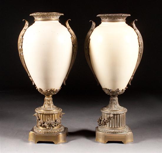 Pair of French gilt metal mounted 138649