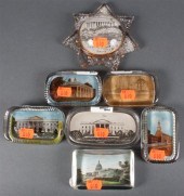 Seven American glass paperweights 138762
