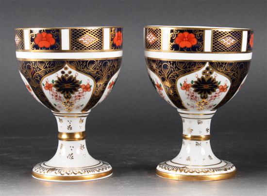 Pair of Royal Crown Derby goblets 136266