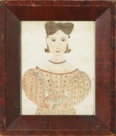 Early 19th Cent Watercolor Young 136565