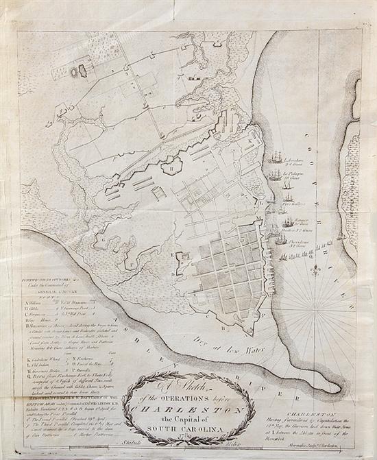 Rare early maps of Charleston South 1368f7