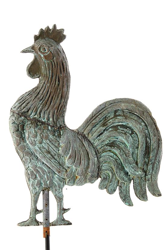 American copper rooster weathervane 13691e
