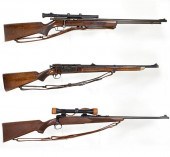 Lot of three bolt action rifles 136a90